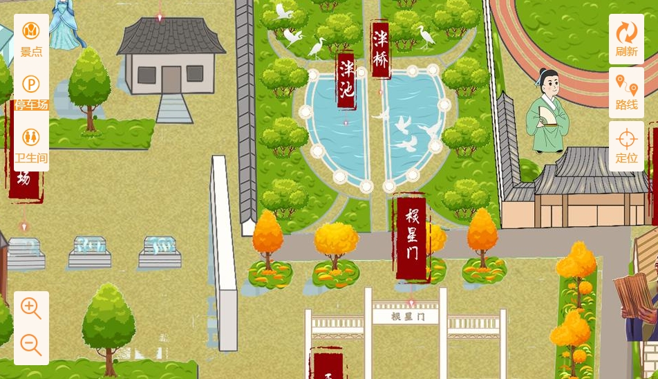 新泰手绘地图景区语音讲解导览系统：智慧景区建设的基石